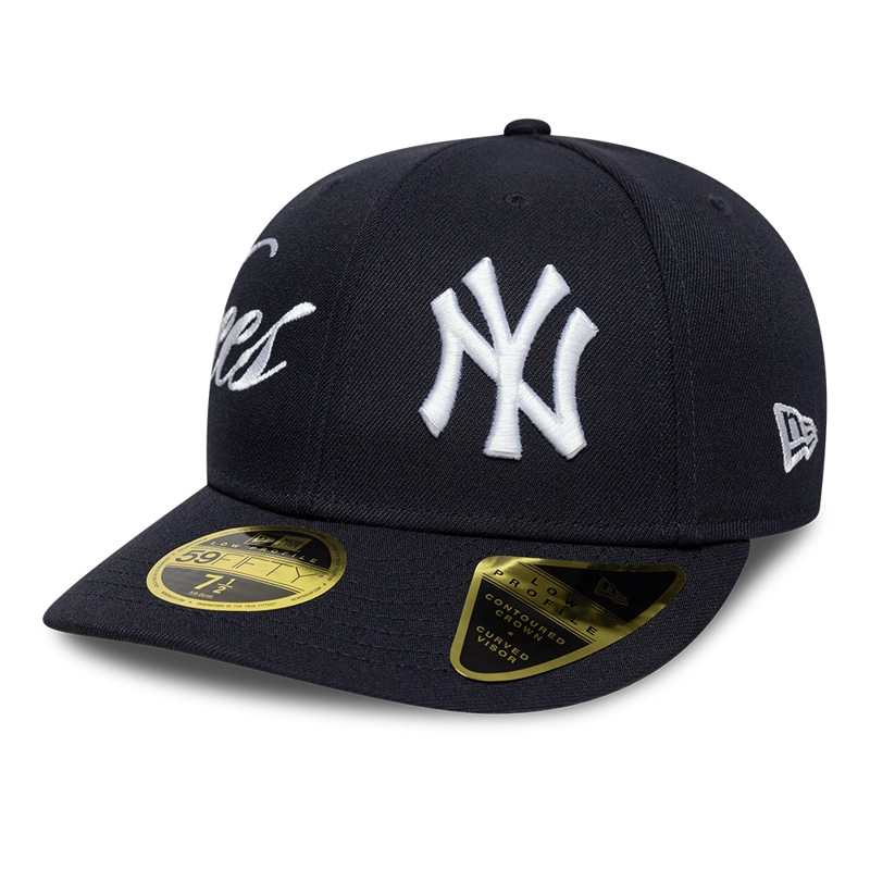 GORRA 59FIFTY MLB NEW YORK YANKEES SIDE SCRIPT AZUL - 1