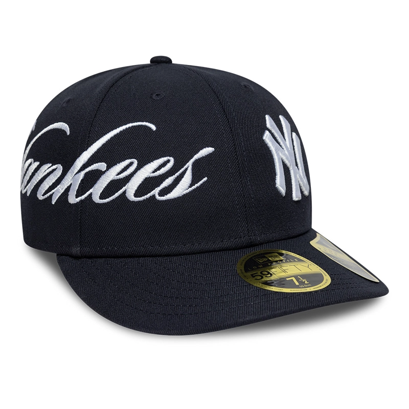 GORRA 59FIFTY MLB NEW YORK YANKEES SIDE SCRIPT AZUL - 2