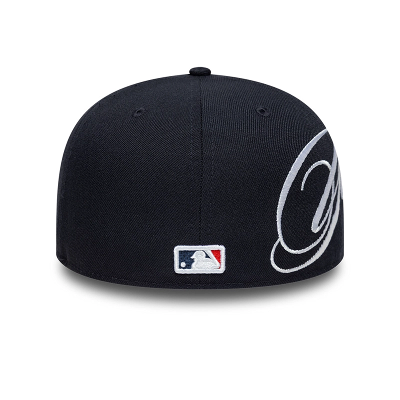 GORRA 59FIFTY MLB NEW YORK YANKEES SIDE SCRIPT AZUL - 5