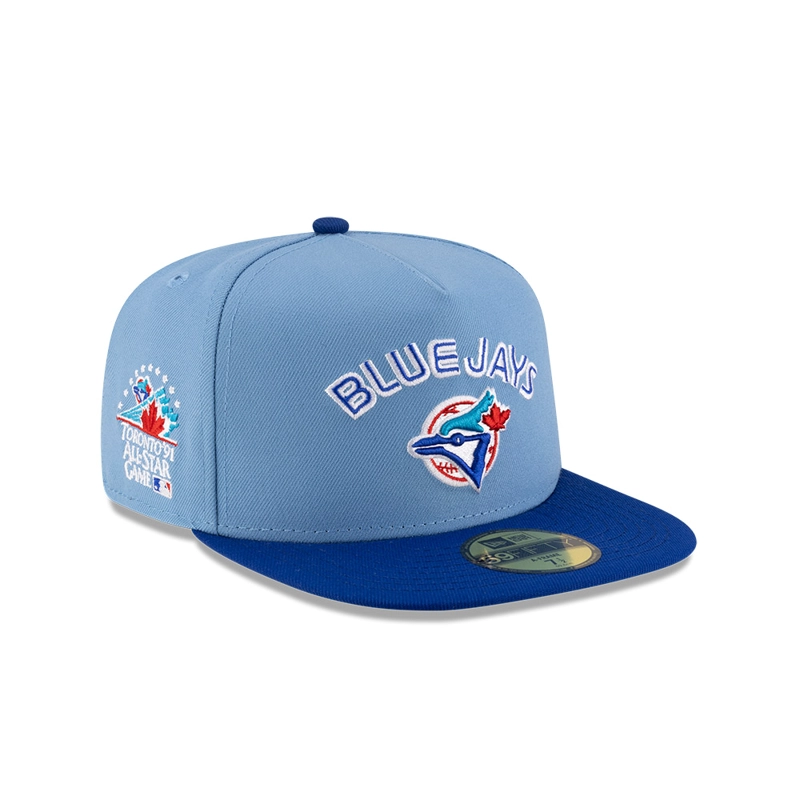 GORRA 59FIFTY MLB TORONTO SKY BLUE JAYS CELESTE - 1