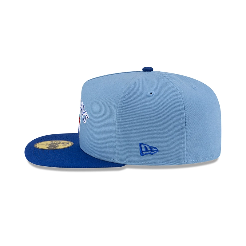 GORRA 59FIFTY MLB TORONTO SKY BLUE JAYS CELESTE - 4