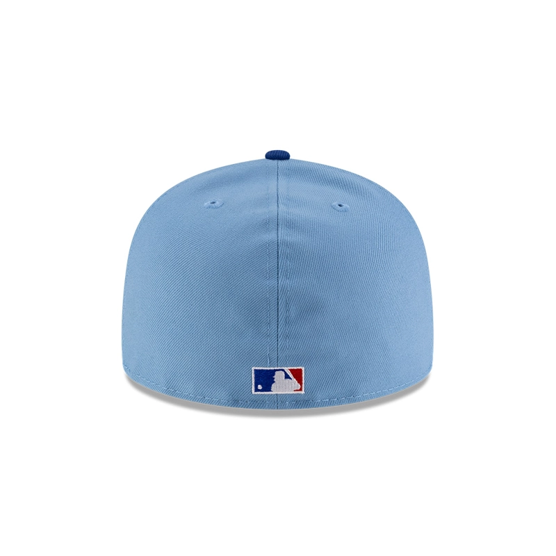 GORRA 59FIFTY MLB TORONTO SKY BLUE JAYS CELESTE - 6