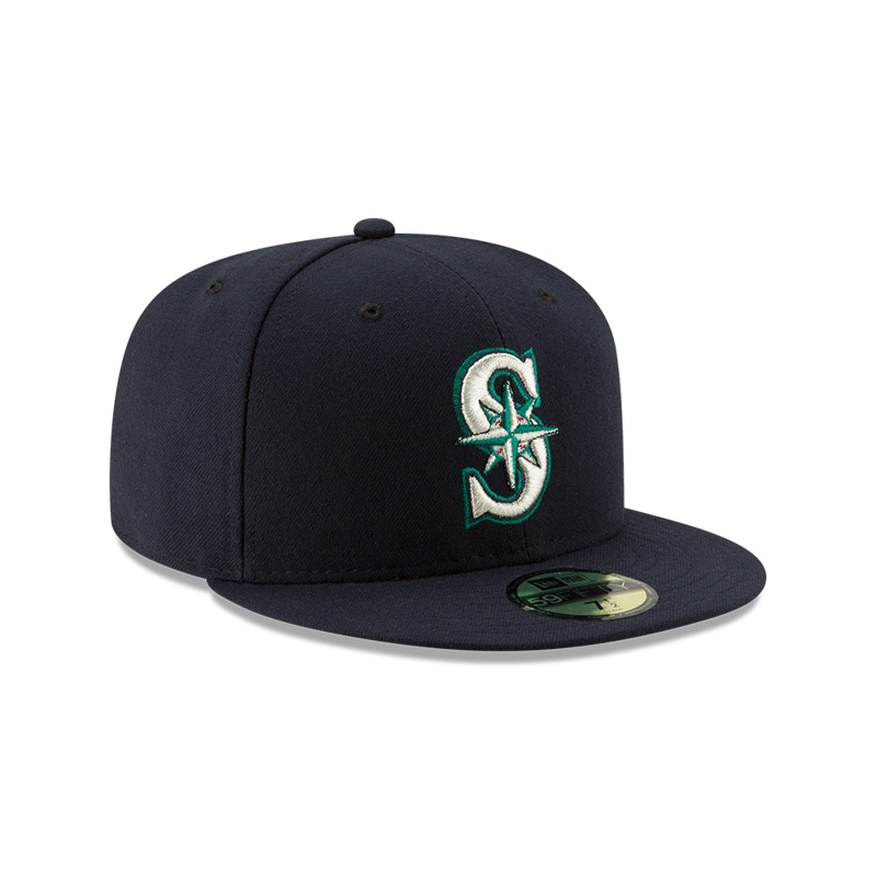 GORRA 59FIFTY MLB SEATTLE MARINERS AC PERFORMANCE AZUL - 2