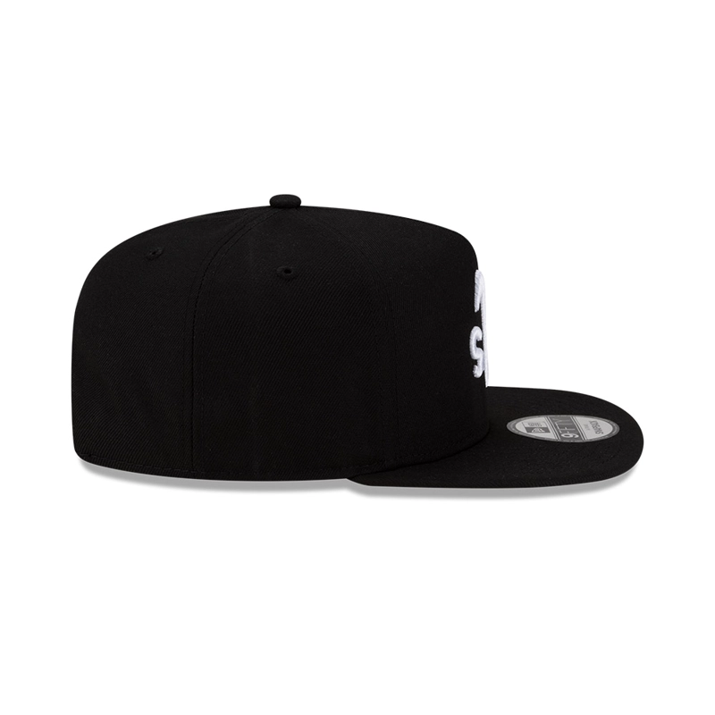 GORRA 9FIFTY MLB OAKLAND ATHLETICS UPSIDE DOWN NEGRO - 4