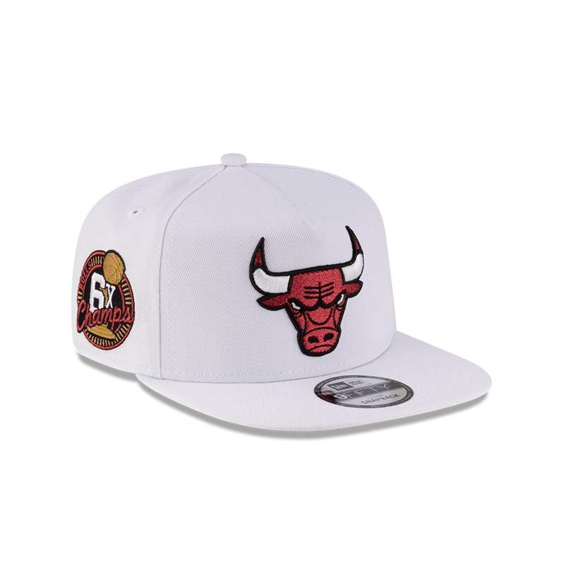 GORRA 9FIFTY NBA CHICAGO BULLS CHAMPS BLANCO - 1