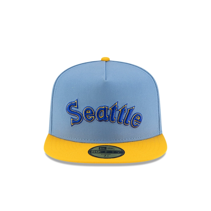 GORRA 59FIFTY MLB SEATTLE MARINERS SKY BLUE CELESTE - 3