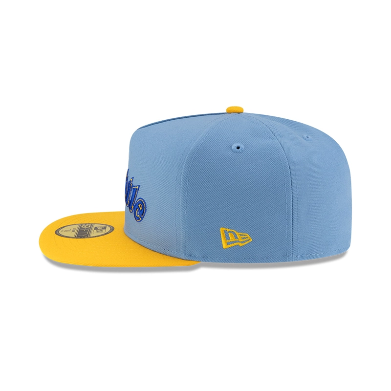 GORRA 59FIFTY MLB SEATTLE MARINERS SKY BLUE CELESTE - 4