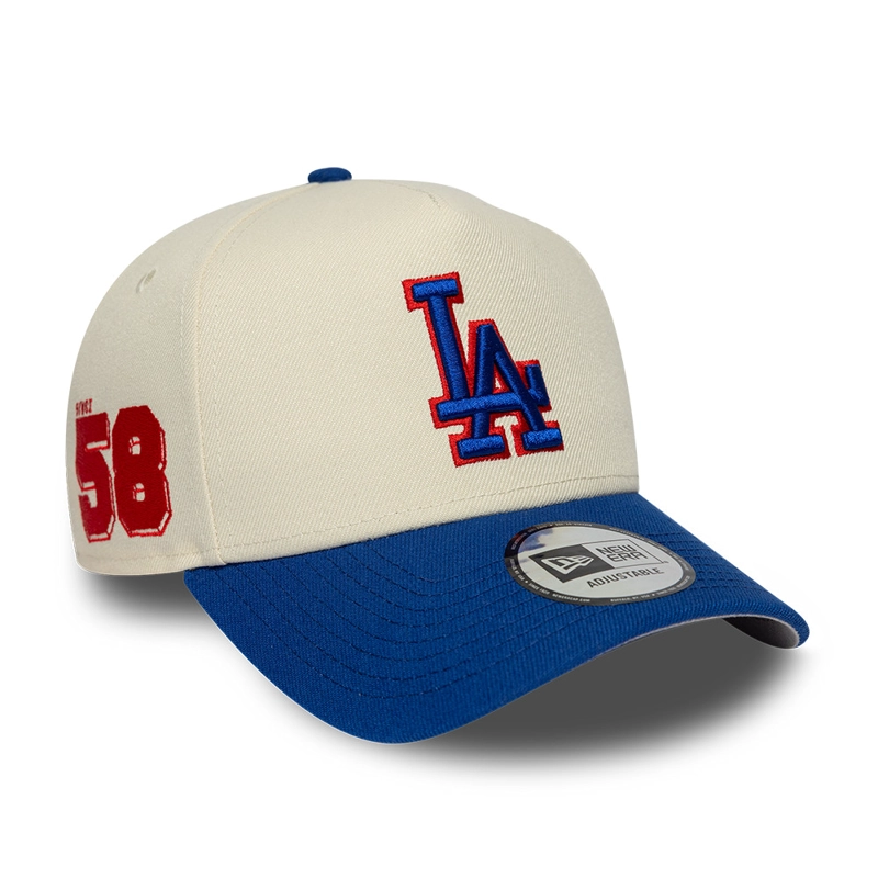 GORRA 9FORTY MLB LOS ANGELES DODGERS PREMIUM BASEBALL BEIGE - 1