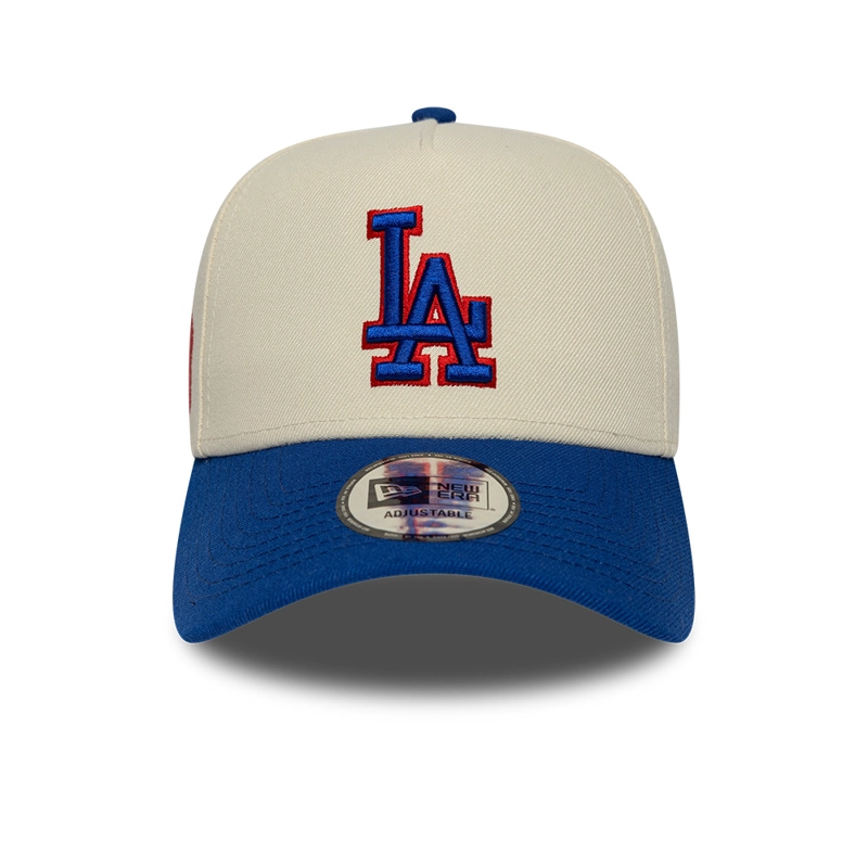 GORRA 9FORTY MLB LOS ANGELES DODGERS PREMIUM BASEBALL BEIGE - 3