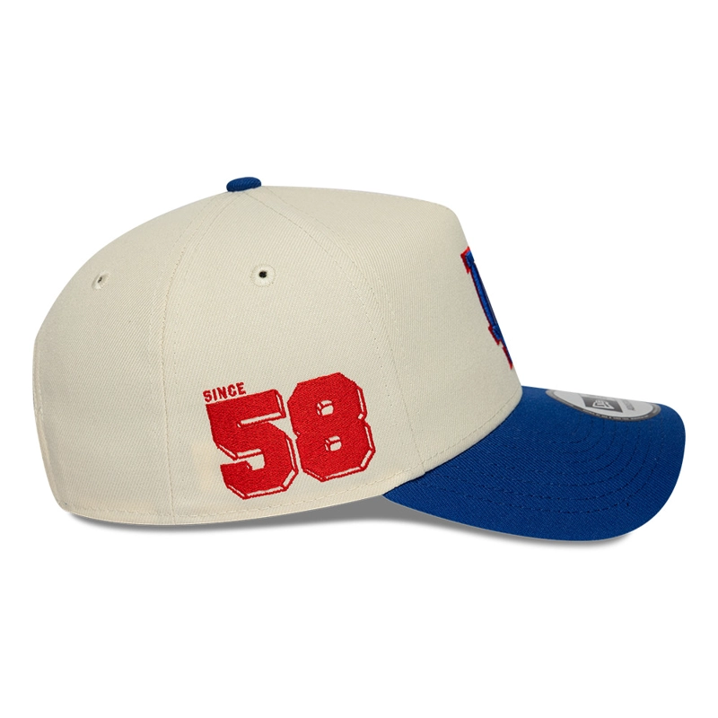 GORRA 9FORTY MLB LOS ANGELES DODGERS PREMIUM BASEBALL BEIGE - 4