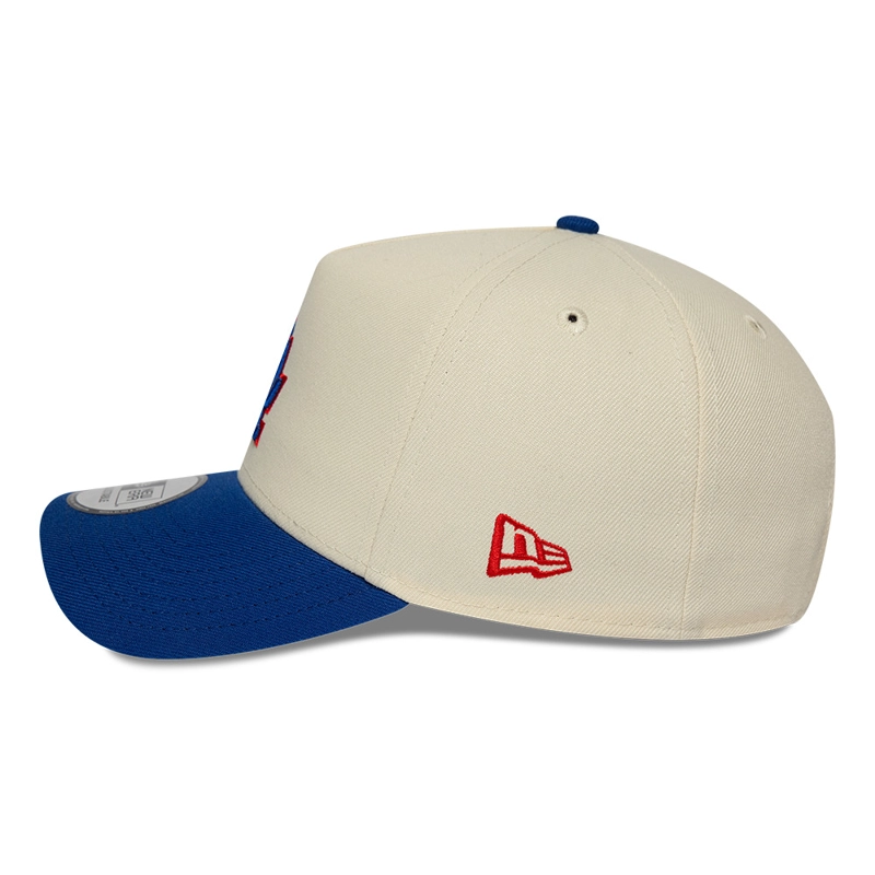 GORRA 9FORTY MLB LOS ANGELES DODGERS PREMIUM BASEBALL BEIGE - 5