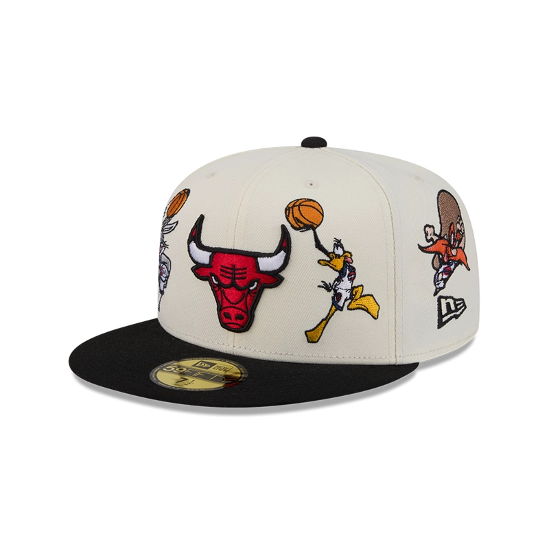 GORRA 59FIFTY NBA CHICAGO BULLS SPACE JAM NEGRO - 1
