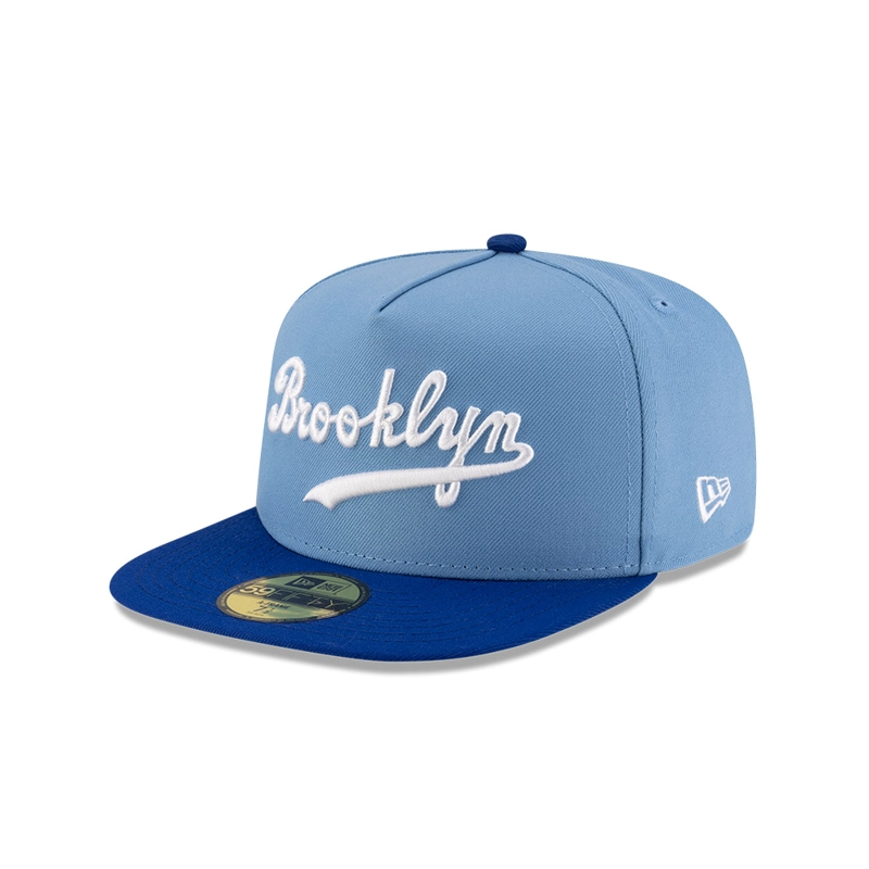 GORRA 59FIFTY MLB BROOKLYN DODGERS SKY BLUE CELESTE - 2