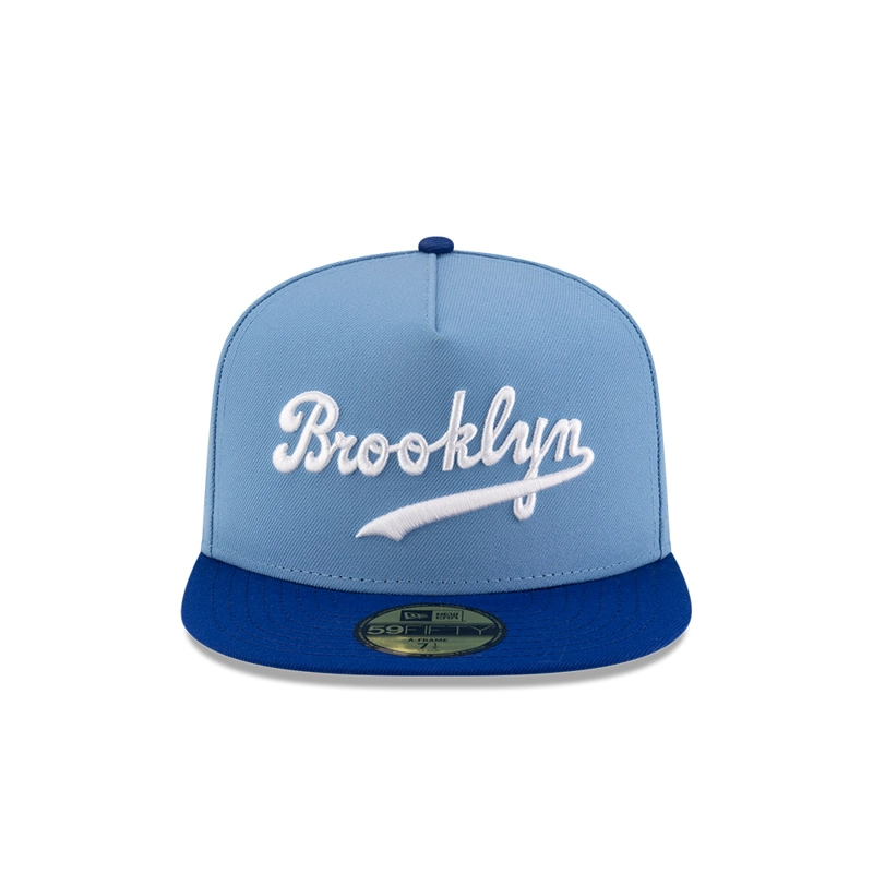 GORRA 59FIFTY MLB BROOKLYN DODGERS SKY BLUE CELESTE - 3