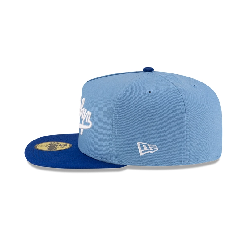 GORRA 59FIFTY MLB BROOKLYN DODGERS SKY BLUE CELESTE - 4