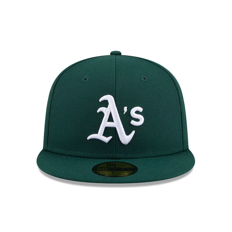 GORRA 59FIFTY MLB OKLA ATHLETICS JACKY ROBINSON DAY VERDE - 3