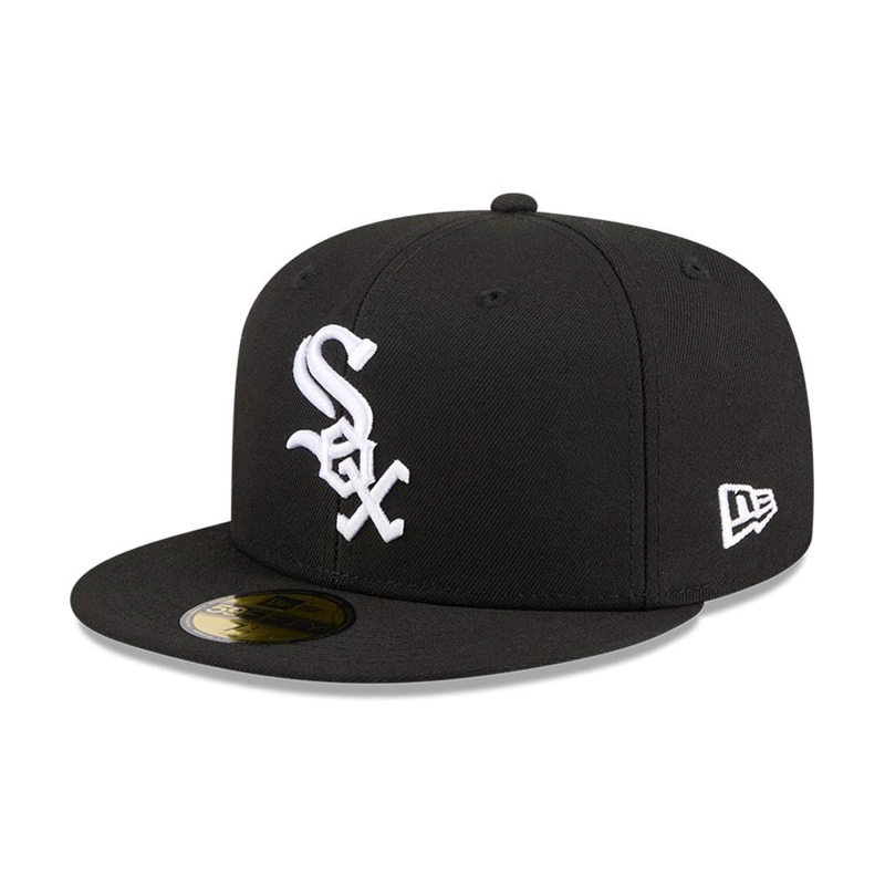 GORRA 59FIFTY MLB CHI WHITE SOX JACKY ROBINSON DAY NEGRO - 2