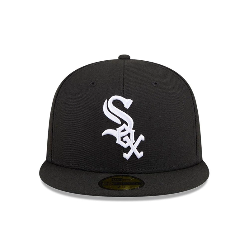 GORRA 59FIFTY MLB CHI WHITE SOX JACKY ROBINSON DAY NEGRO - 3