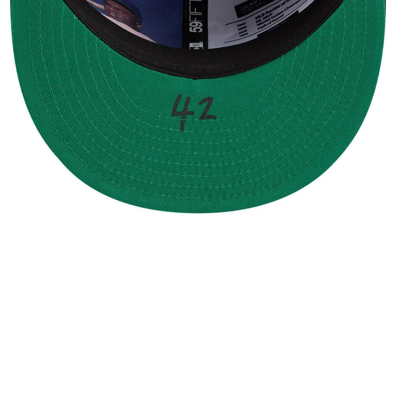 GORRA 59FIFTY MLB CHI WHITE SOX JACKY ROBINSON DAY NEGRO - 7