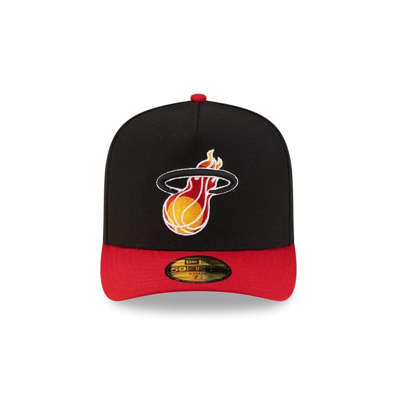 GORRA 59FIFTY NBA MIAMI HEAT NBA PAST NEGRO - 3
