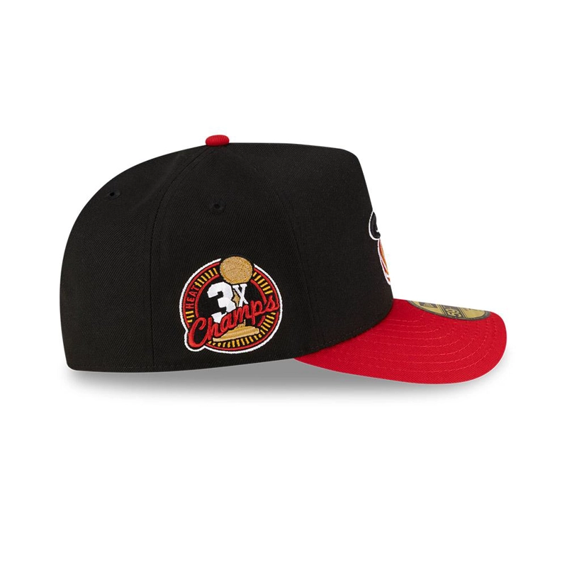 GORRA 59FIFTY NBA MIAMI HEAT NBA PAST NEGRO - 5