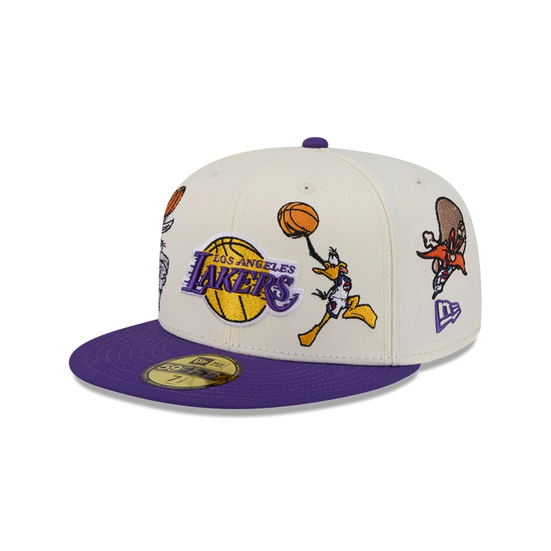 GORRA 59FIFTY NBA LOS ANGELES LAKERS SPACE JAM MORADO - 1