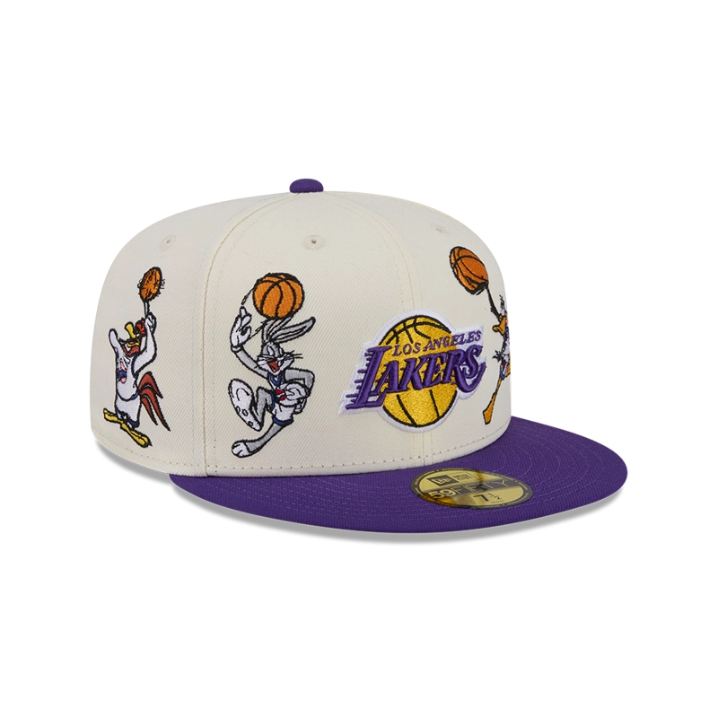 GORRA 59FIFTY NBA LOS ANGELES LAKERS SPACE JAM MORADO - 2