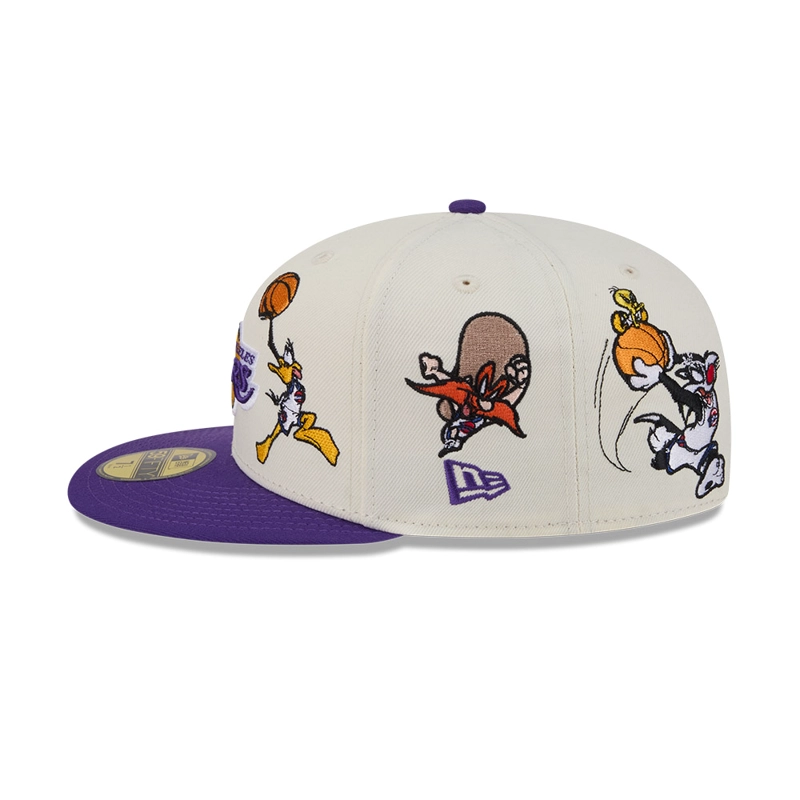 GORRA 59FIFTY NBA LOS ANGELES LAKERS SPACE JAM MORADO - 4