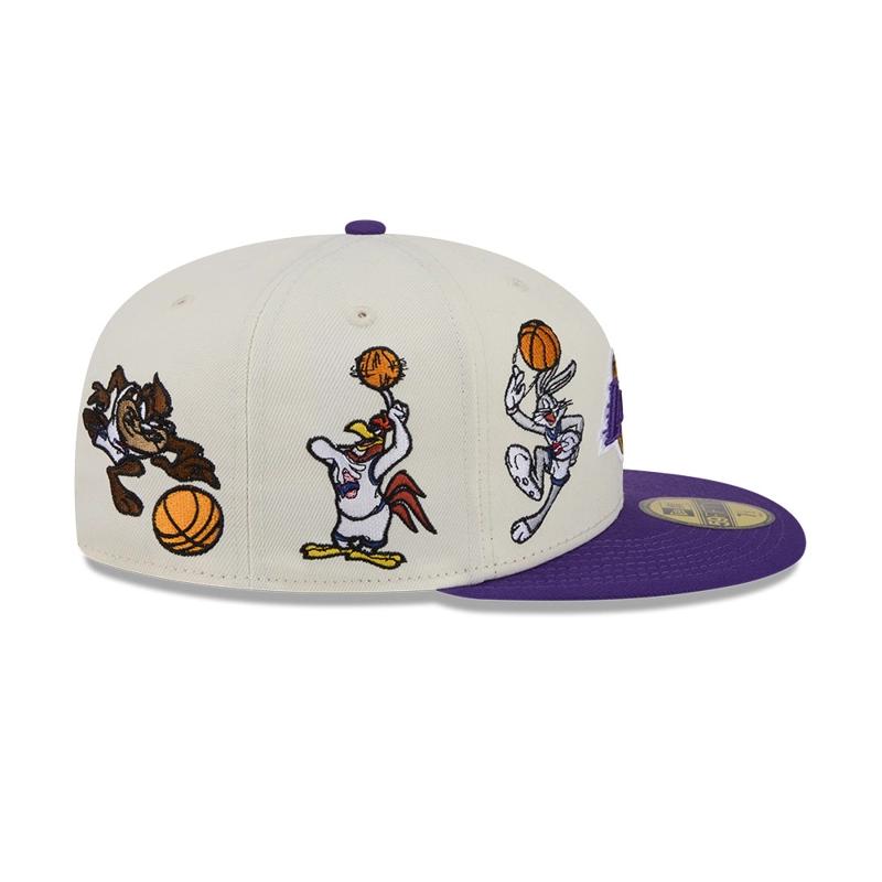 GORRA 59FIFTY NBA LOS ANGELES LAKERS SPACE JAM MORADO - 5