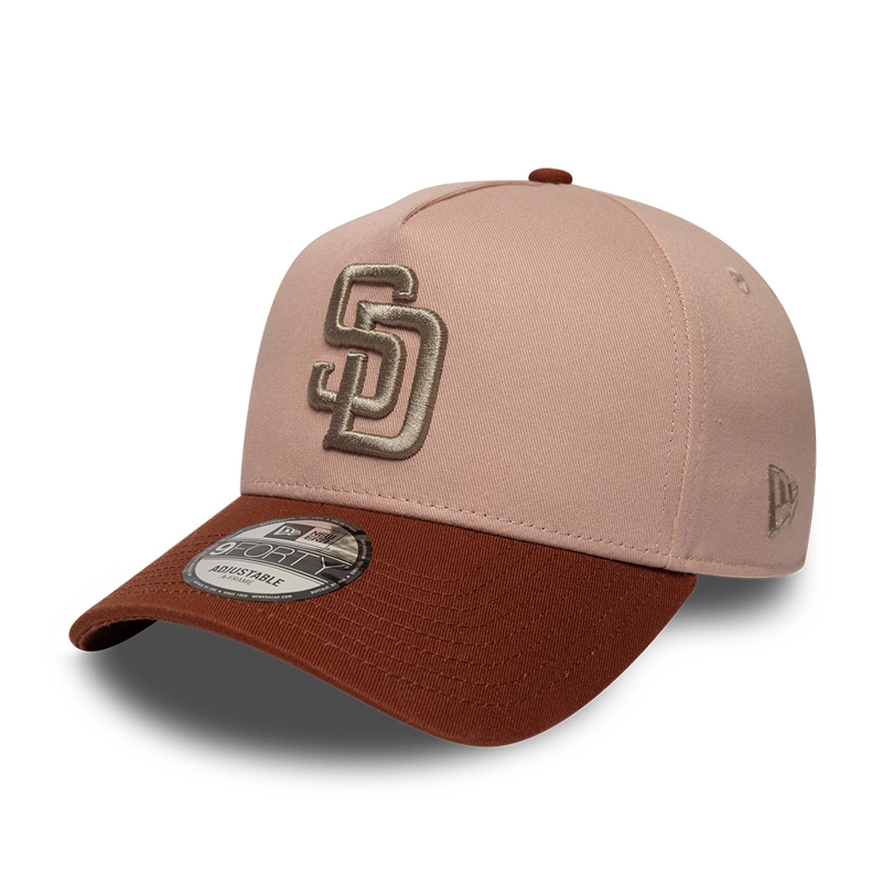 GORRA 9FORTY MLB SAN DIEGO PADRES JAPAN MOCHA MOUSSE CAFE - 1