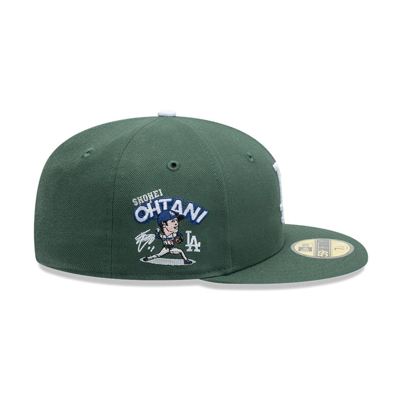 GORRA 59FIFTY MLB LOS ANGELES DODGERS SHOHEI OHTANI VERDE - 4