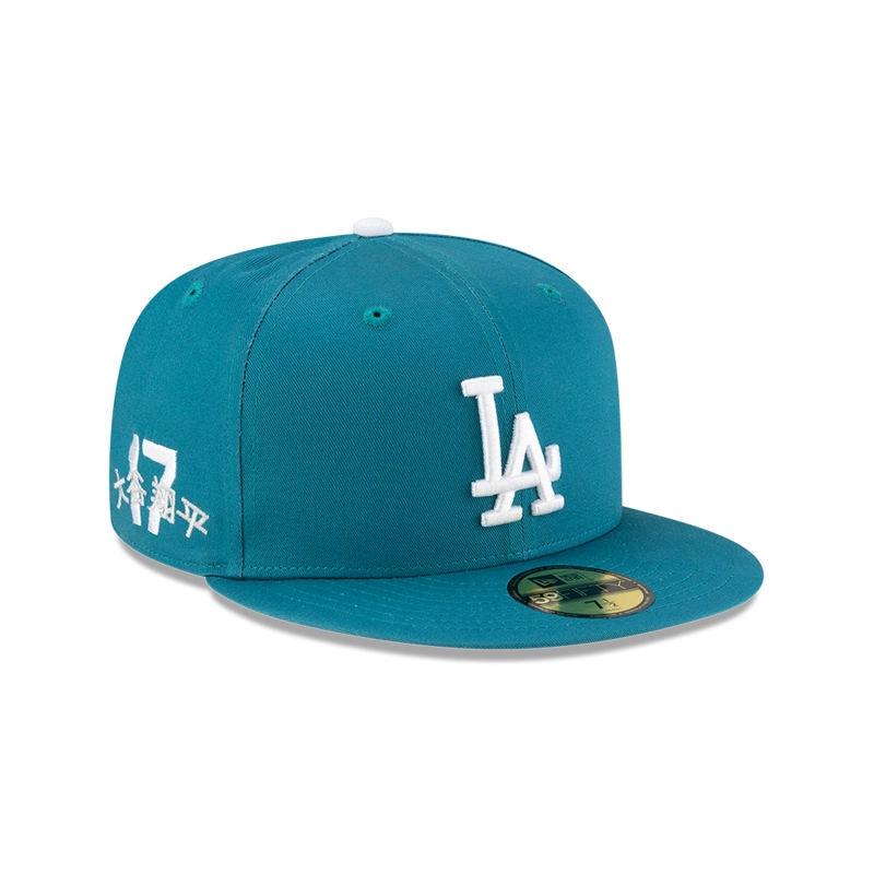 GORRA 59FIFTY MLB LOS ANGELES DODGERS SHOHEI OHTANI TURQUESA - 1
