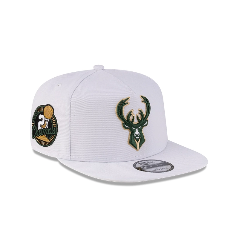 GORRA 9FIFTY NBA MILWAUKEE BUCKS CHAMPS BLANCO - 1