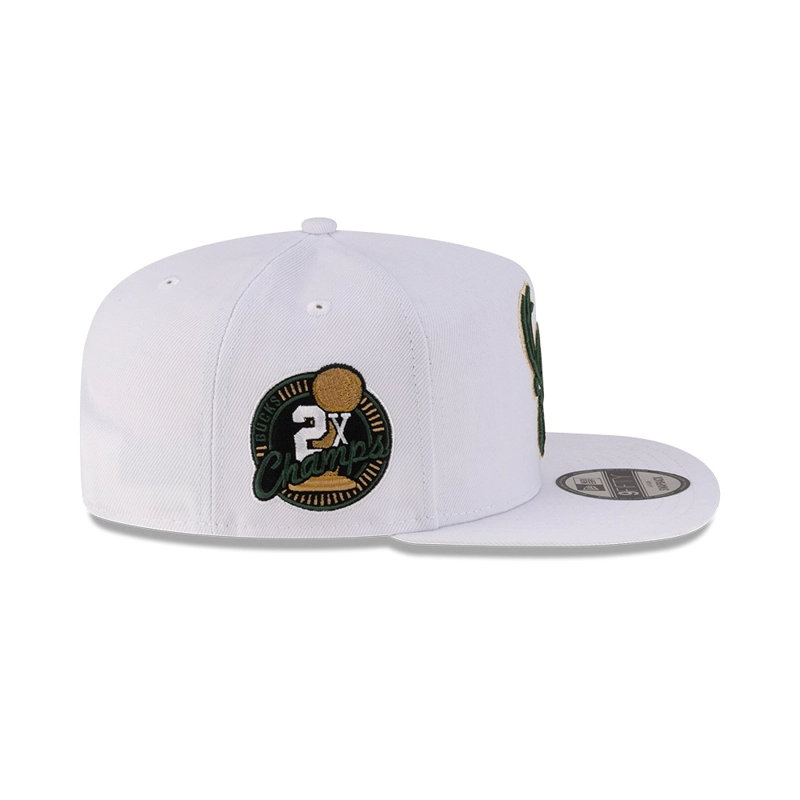GORRA 9FIFTY NBA MILWAUKEE BUCKS CHAMPS BLANCO - 5