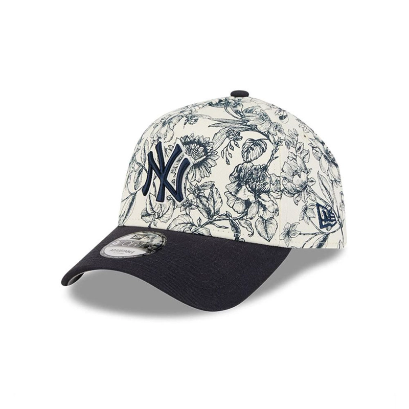 GORRA 9FORTY MLB NY YANKEES SP FLORAL 59FIFTY NEGRO - 1
