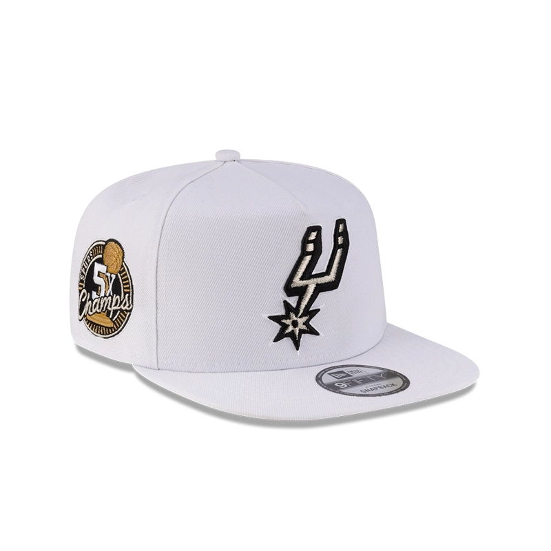 GORRA 9FIFTY NBA SAN ANTONIO SPURS CHAMPS BLANCO - 1