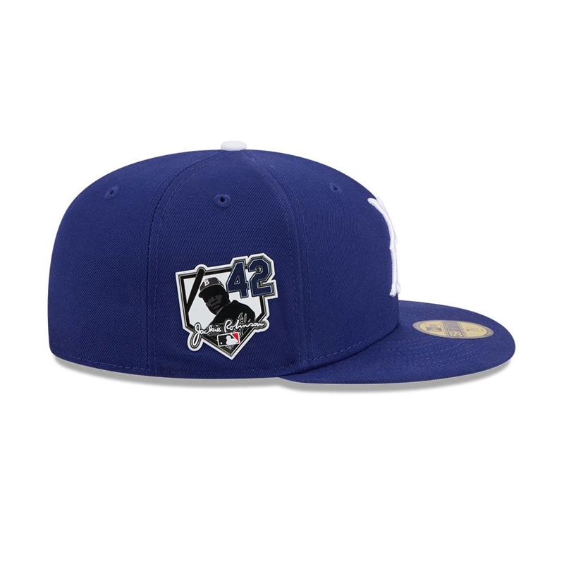 GORRA 59FIFTY MLB BROOKLYN DODGERS JACKY ROBINSON DAY NEGRO - 4