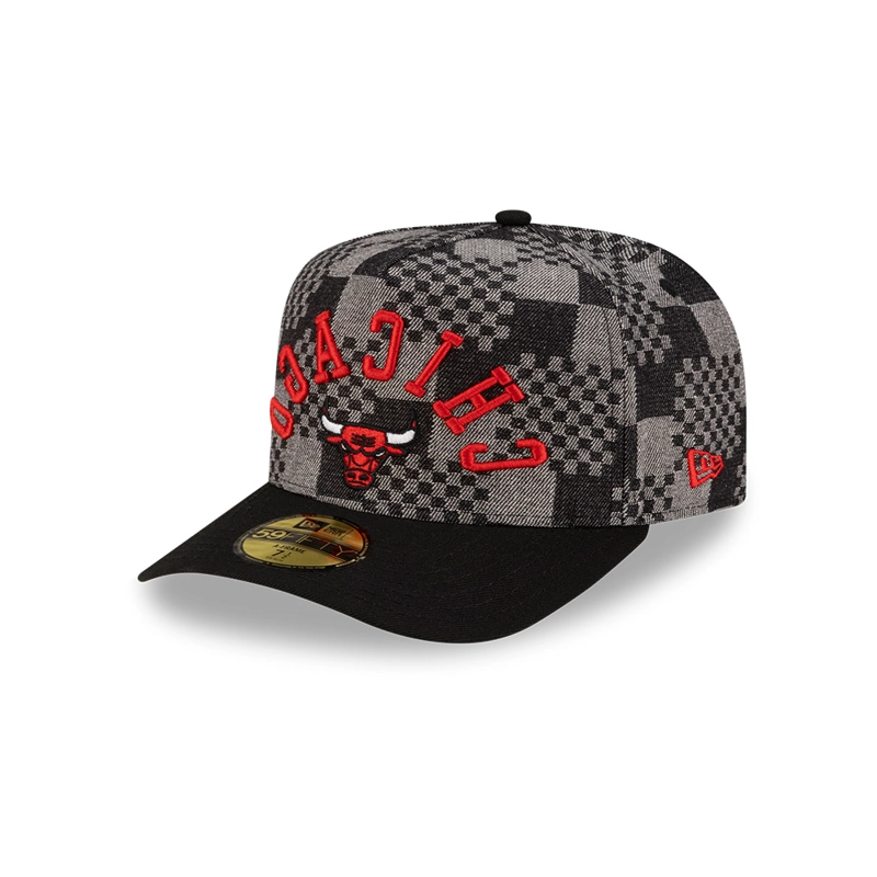 GORRA 59FIFTY NBA CHICAGO BULLS NBA PAST NEGRO - 2