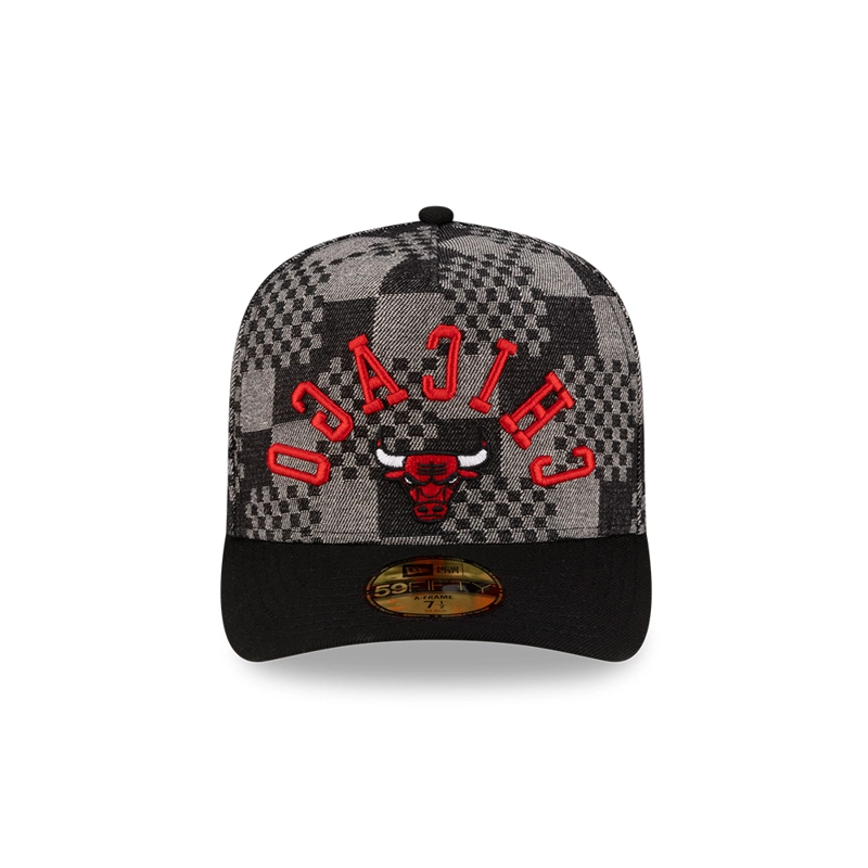 GORRA 59FIFTY NBA CHICAGO BULLS NBA PAST NEGRO - 3