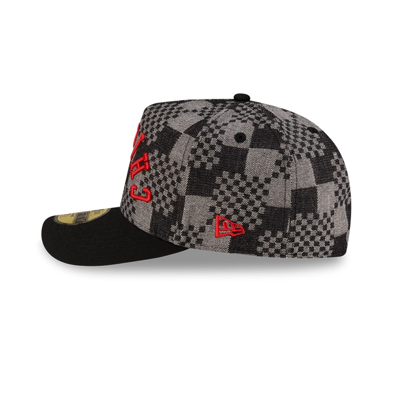 GORRA 59FIFTY NBA CHICAGO BULLS NBA PAST NEGRO - 4