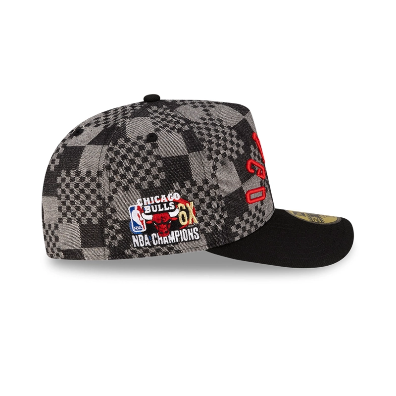 GORRA 59FIFTY NBA CHICAGO BULLS NBA PAST NEGRO - 5