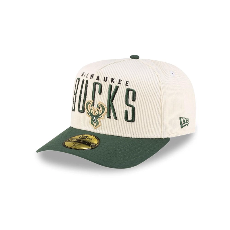 GORRA 59FIFTY NBA MILWAUKEE BUCKS NBA PAST VERDE - 2