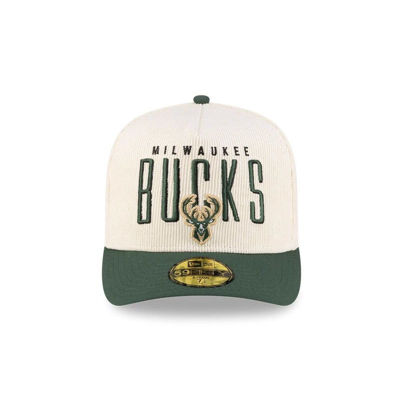 GORRA 59FIFTY NBA MILWAUKEE BUCKS NBA PAST VERDE - 3