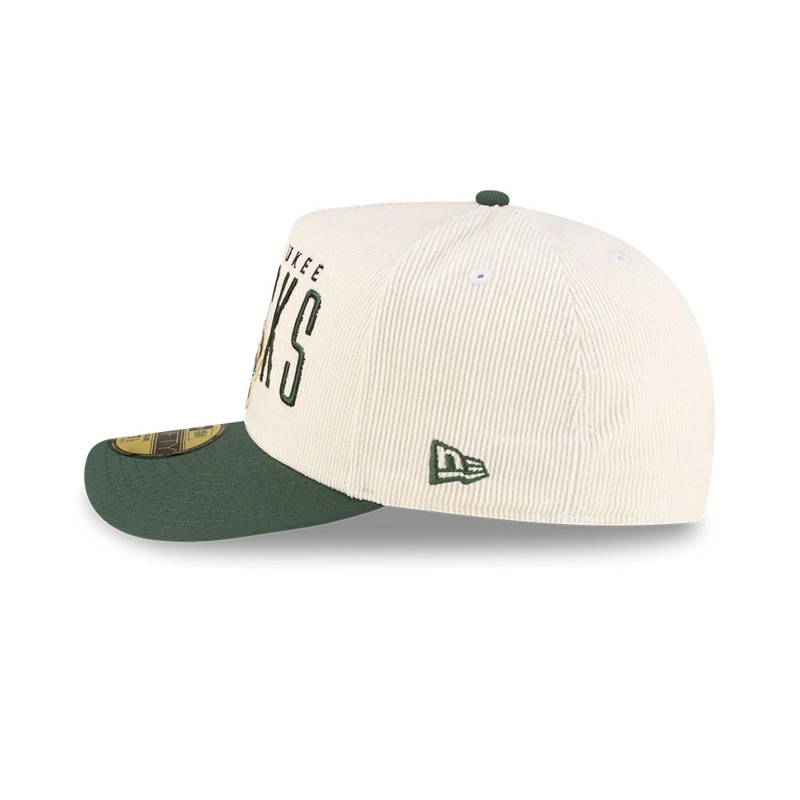 GORRA 59FIFTY NBA MILWAUKEE BUCKS NBA PAST VERDE - 4