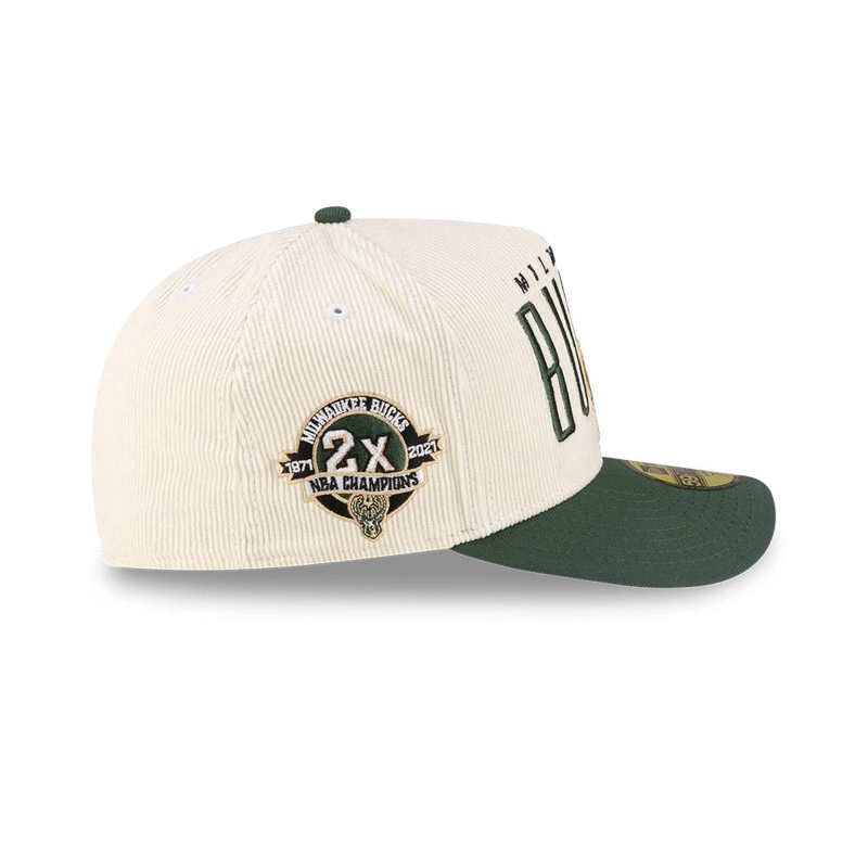 GORRA 59FIFTY NBA MILWAUKEE BUCKS NBA PAST VERDE - 5