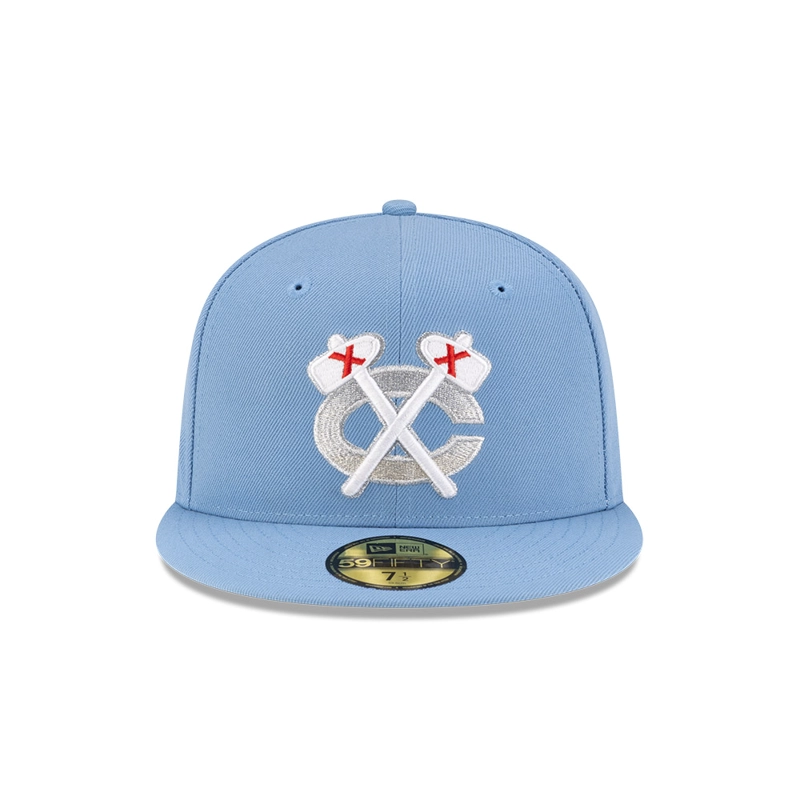 GORRA 59FIFTY NHL CHICAGO BLACKHAWKS REFRESH CELESTE - 3