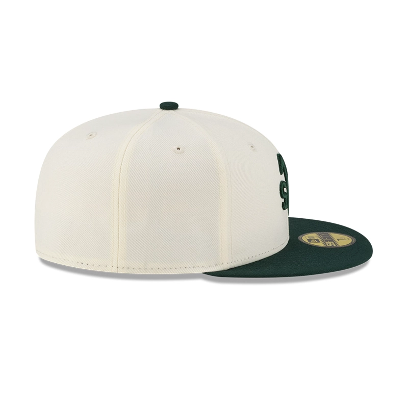 GORRA 59FIFTY MLB OAKLAND ATHLETICS UPSIDE DOWN BLANCO - 4