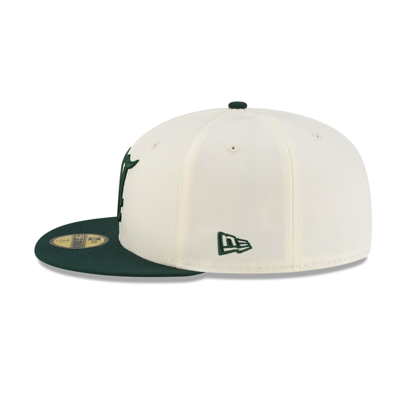 GORRA 59FIFTY MLB OAKLAND ATHLETICS UPSIDE DOWN BLANCO - 5