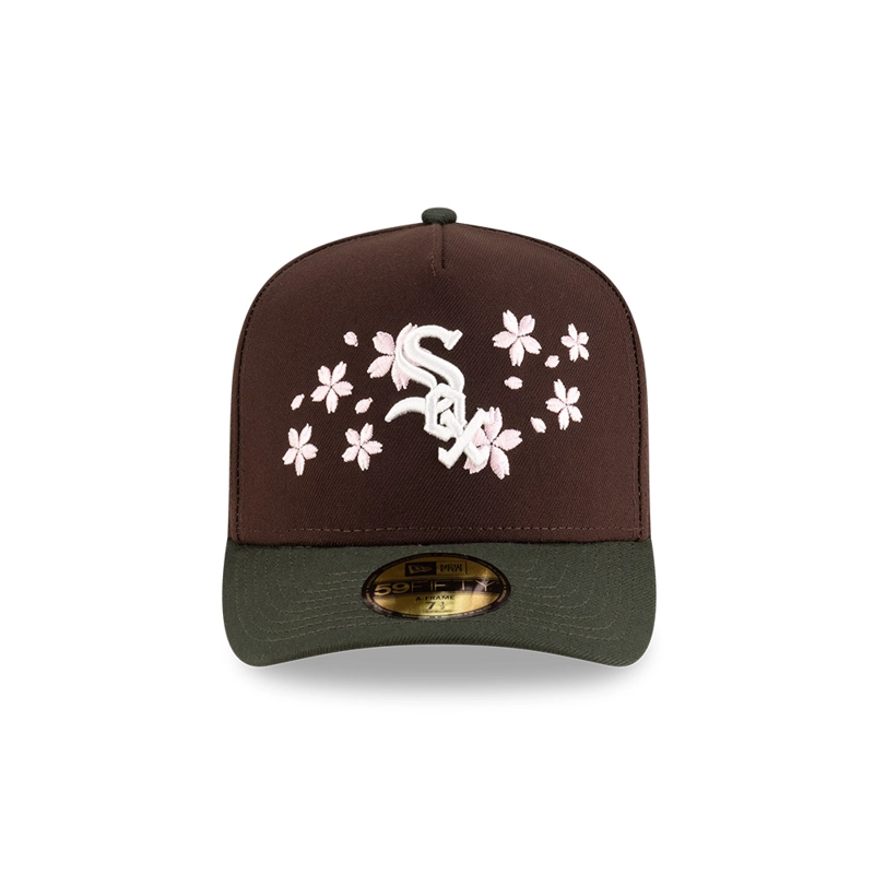GORRA 59FIFTY MLB CHICAGO WHITE SOX CHERRY BLOSSOM MARRON - 3