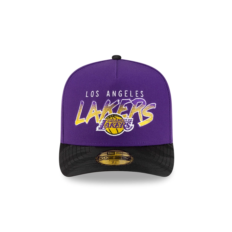 GORRA 59FIFTY NBA LOS ANGELES LAKERS NBA PAST PURPURA - 3